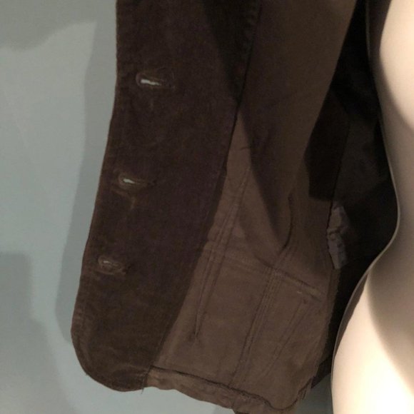 BGN&CO Brown Corduroy Embroidered Jacket - Size 7 - Picture 4 of 8